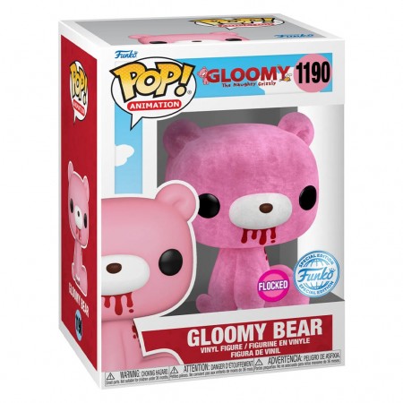 Funko Pop Animation Gloomy The Naughty Grizzly Exclusive - Gloomy Bear Flocked 1190