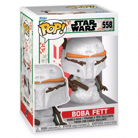 Funko Pop Star Wars Holiday - Boba Fett Snowman 558