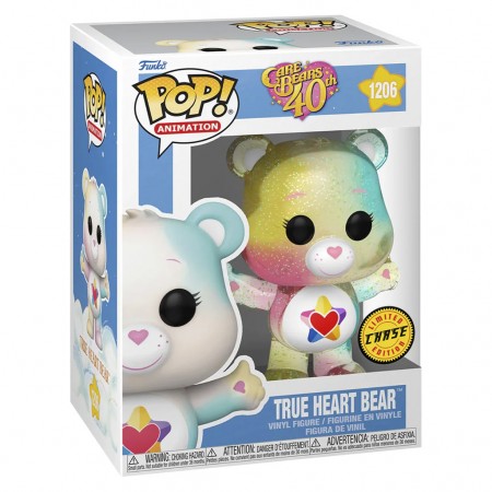 Funko Pop Animation Chase Care Bears 40th Anniversary - True Heart Bear 1206