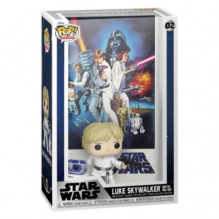 Funko Pop Posters Star Wars: a New Hope - Luke Skywalker With R2-d2