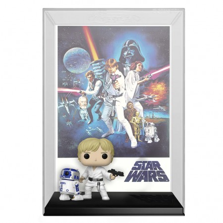 Funko Pop Posters Star Wars: a New Hope - Luke Skywalker With R2-d2