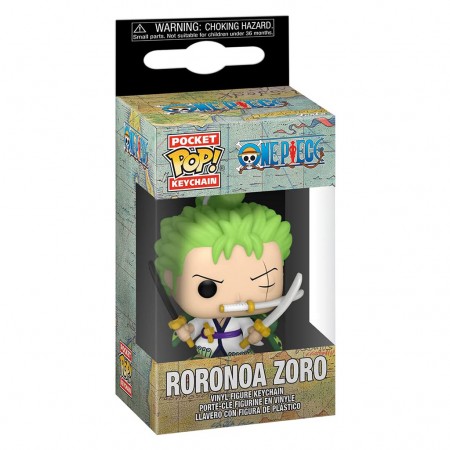 Chaveiro Funko Pop Keychain One Piece - Roronoa Zoro 61371