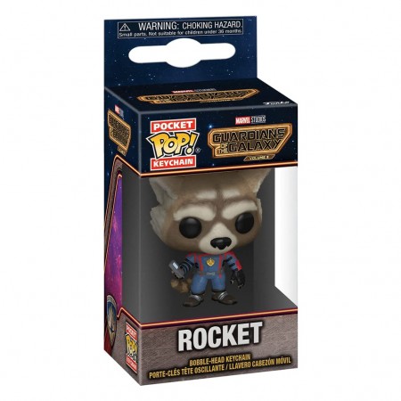 Chaveiro Funko Pop Keychain Guardians Of The Galaxy 3 - Rocket 67501