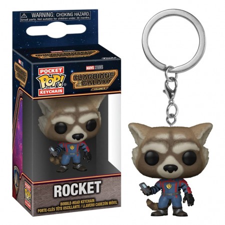Chaveiro Funko Pop Keychain Guardians Of The Galaxy 3 - Rocket 67501