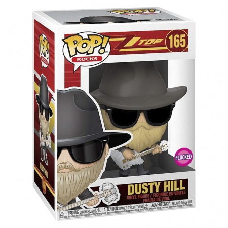 Funko Pop Rocks Zz Top - Dusty Hill 165 (flocked)