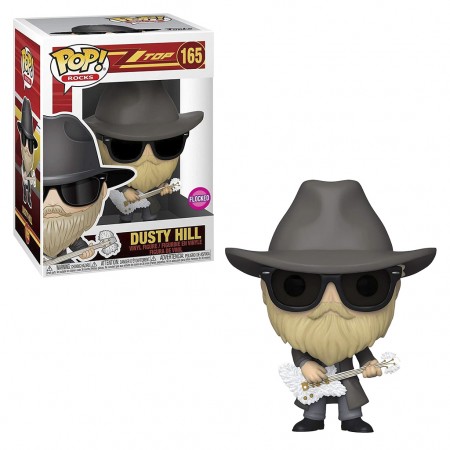 Funko Pop Rocks Zz Top - Dusty Hill 165 (flocked)