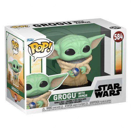 Funko Pop Star Wars: Book Of Boba Fett - Grogu With Armor 584