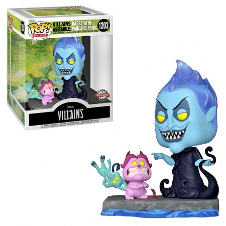 Funko Pop Deluxe Disney Villains Assemble Exclusive - Hades With Pain And Panic 1203