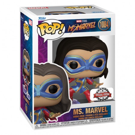 Funko Pop Marvel Ms Marvel Exclusive - Ms.marvel Stepping On Stones 1084