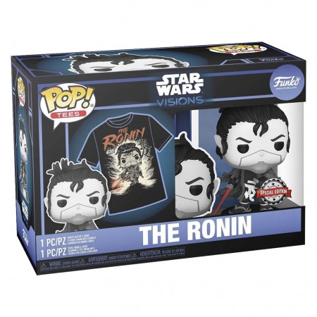 Funko Pop Tees Star Wars: Visions Bundle Funko + Camiseta Ronin - M (63754)