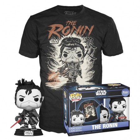 Funko Pop Tees Star Wars: Visions Bundle Funko + Camiseta Ronin - L (63755)