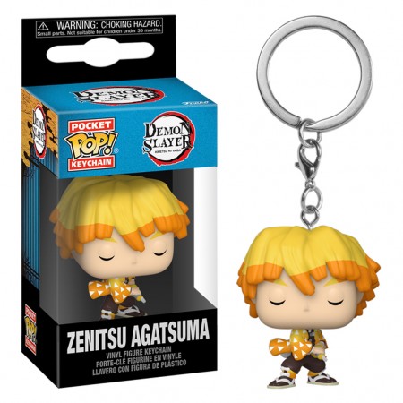 Chaveiro Funko Pop Keychain Demon Slayer: Kimetsu No Yaiba - Zenitsu Agatsuma (61375)