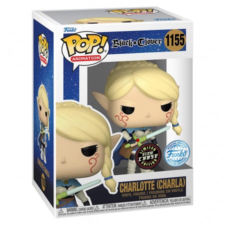 Funko Chase Black Clover Exclusive - Charlotte (glow In The Dark) 1155