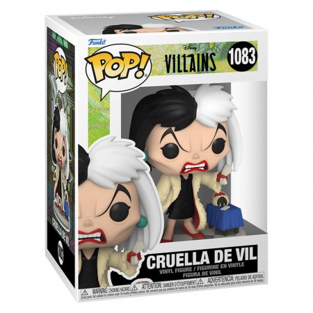 Funko Pop Wednesday Wandinha 1309 & Disney Villains Cruella 1083