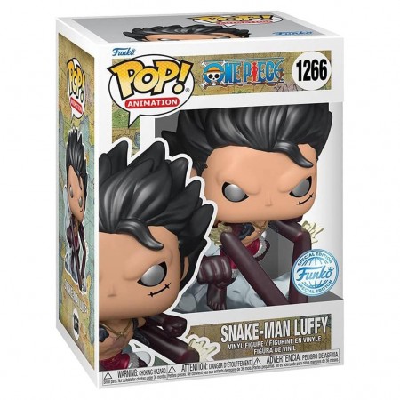 Funko Pop One Piece Exclusive - Snake-man Luffy (metallic) 1266
