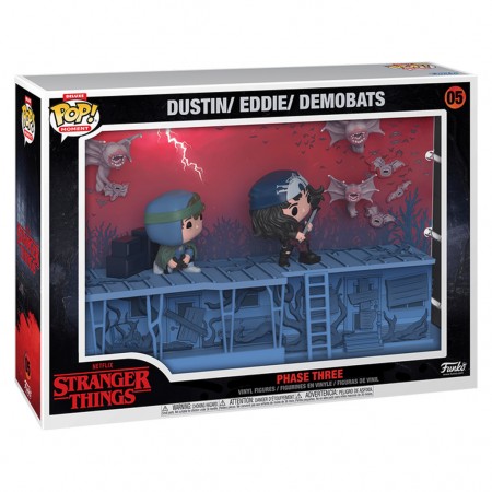 Funko Pop Moment Stranger Things S4 - Dustin / Eddie / Demobats 05