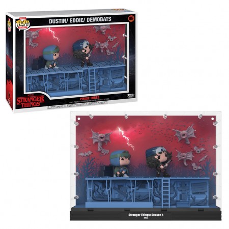 Funko Pop Moment Stranger Things S4 - Dustin / Eddie / Demobats 05
