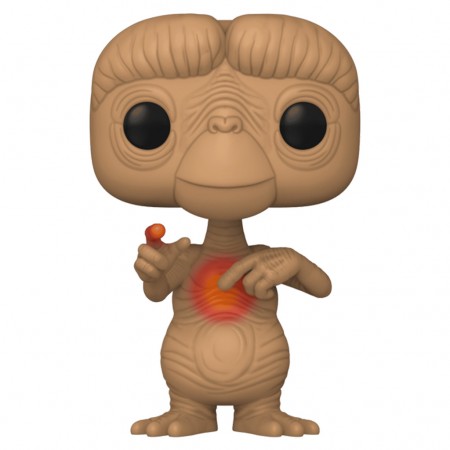 Funko Pop Movies E.t o Extra-terrestre 40th Anniversary Exclusive - E.t With Glowing Heart 1258 (glows In The Dark)