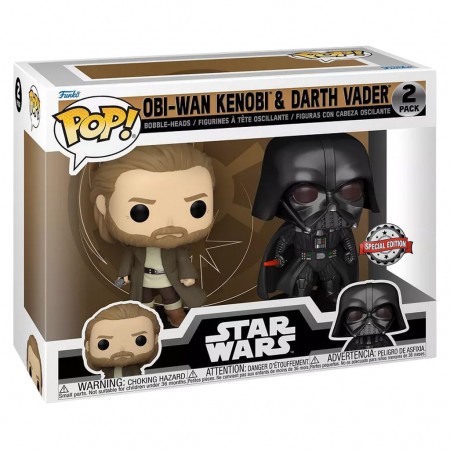 Funko Pop 2-pack Star Wars Exclusive - Obi-wan Kenobi & Darth Vader (64905)