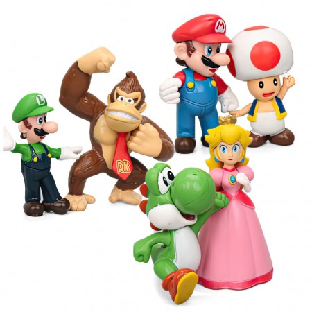 Bonecos Super Mario Special 6 Pack (18535)