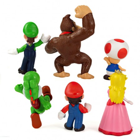 Bonecos Super Mario Special 6 Pack (18535)