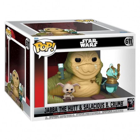 Funko Pop Deluxe Star Wars: Return Of The Jedi 40th Anniversary - Jabba The Hutt & Salacious B. Crumb