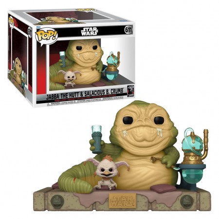 Funko Pop Deluxe Star Wars: Return Of The Jedi 40th Anniversary - Jabba The Hutt & Salacious B. Crumb