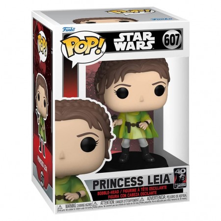 Funko Pop Star Wars: Return Of The Jedi 40th Anniversary - Princess Leia (bounty Hunter) 607