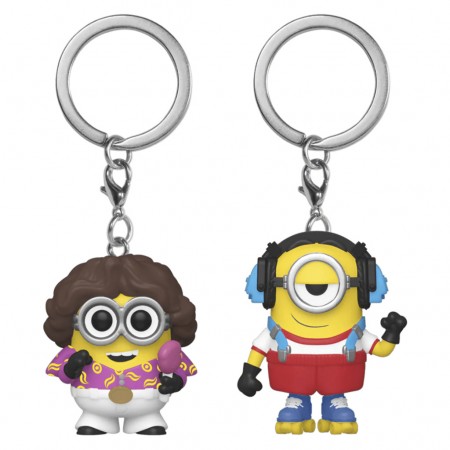 Chaveiro Funko Pop Keychain Minions 70 - Bob & Stuart Roller 2-pack (49493)