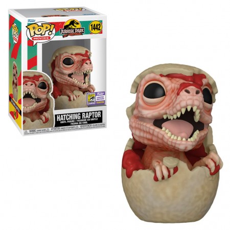 Funko Pop Jurassic Park 30th Anniversary San Diego Comic Con 2023 - Hatching Raptor 1442