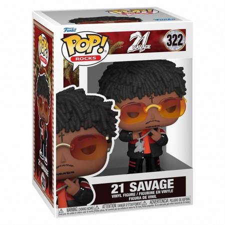 Funko Pop Rocks 21 Savage 322