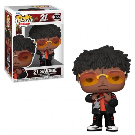 Funko Pop Rocks 21 Savage 322