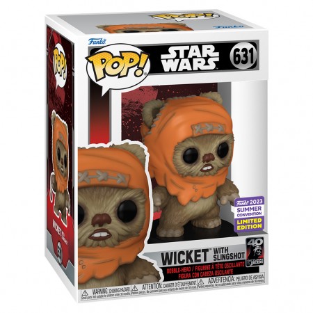Funko Pop Star Wars: Return Of The Jedi 40th Anniversary San Diego Comic Con 2023 - Wicket 631