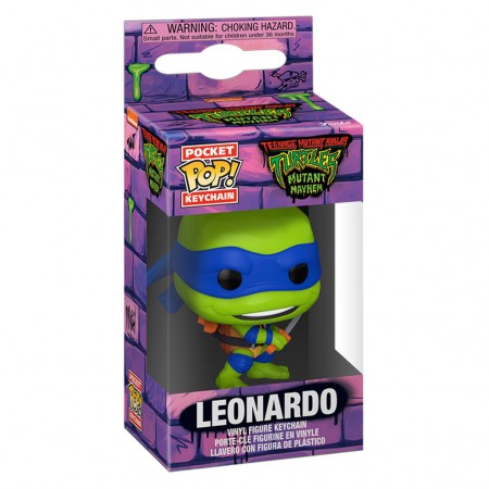 Chaveiro Funko Pop Keychain Teenage Mutant Ninja Turtles: Mutant Mayhem - Leonardo (72328)