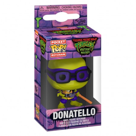 Chaveiro Funko Pop Keychain Teenage Mutant Ninja Turtles: Mutant Mayhem - Donatello (72329)