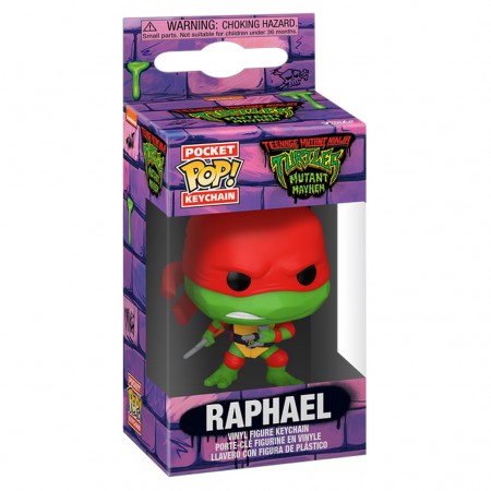 Chaveiro Funko Pop Keychain Teenage Mutant Ninja Turtles: Mutant Mayhem - Raphael (72331)