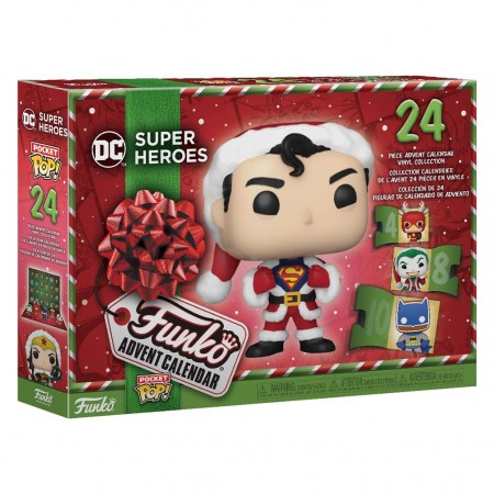 Calendrio Funko Pop Pocket Advent Calendar 24 - Dc Heroes (73077)