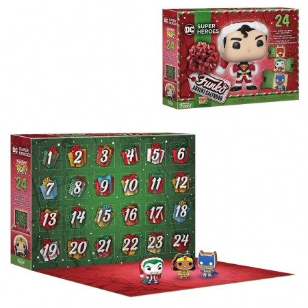 Calendrio Funko Pop Pocket Advent Calendar 24 - Dc Heroes (73077)