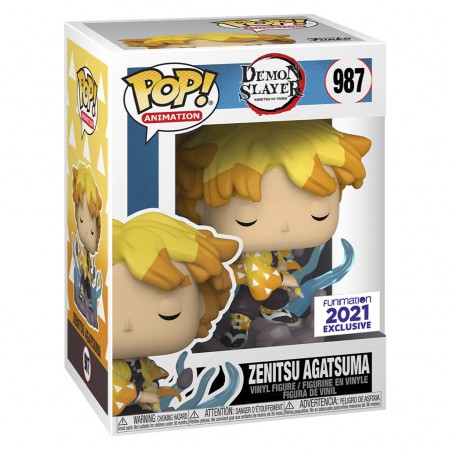 Funko Pop Animation Demon Slayer: Kimetsu No Yaiba Exclusive - Zenitsu Agatsuma 987
