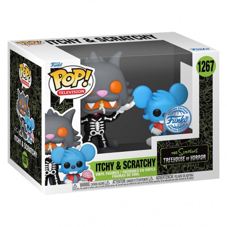 Funko Pop Television The Simpsons Treehouse Of Horror Exclusive - Itchy & Scratchy 1267