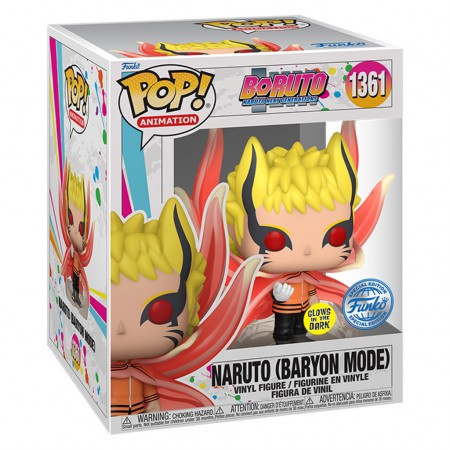 Funko Pop Animation Boruto: Naruto Next Generations Super Sized Exclusive - Naruto (baryon Mode) Glows In The Dark 1361