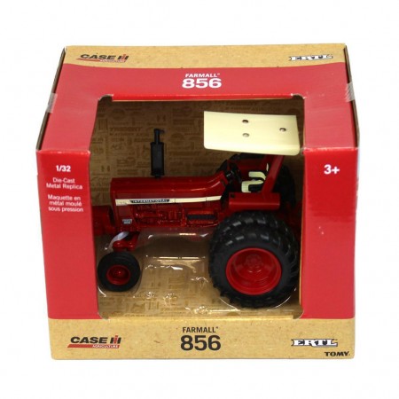 Trator Ertl - Case Farmall 856 With Duals & Canopy - Escala 1/32 (44277)