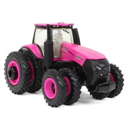 Trator Ertl - Case Ih Afs Connect Magnum 340 Four Wheels - Escala 1/64 - Rosa (44335)