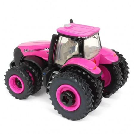 Trator Ertl - Case Ih Afs Connect Magnum 340 Four Wheels - Escala 1/64 - Rosa (44335)