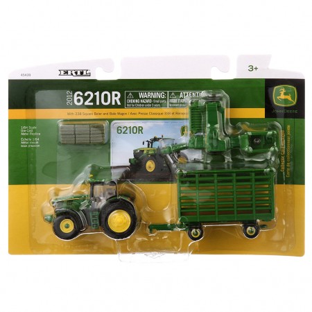 Trator Ertl - John Deere 6210r Tractor Farm Vehicle Playset - Escala 1/64 (45439)