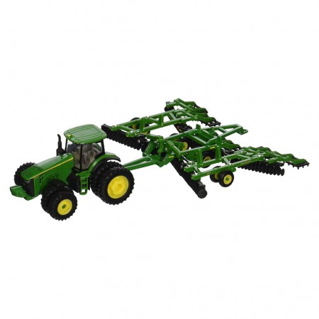 Trator Ertl - John Deere 8320r With 637 Disk - Escala 1/64 (45479)