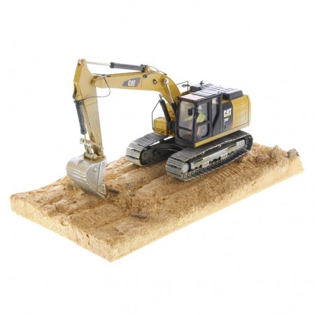 Escavadeira Diecast Masters - Cat 320f Weathered Excavator - Escala 1/50 (85701)