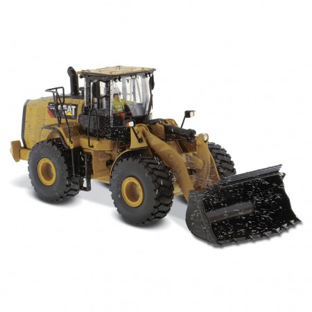 Trator Diecast Masters - Cat 966m Weathered Wheel Loader - Escala 1/50 (85703)