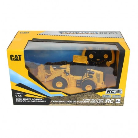 Trator Controle Remoto Diecast Masters - Cat 950m Wheel Loader - Escala 1/35 (23003)