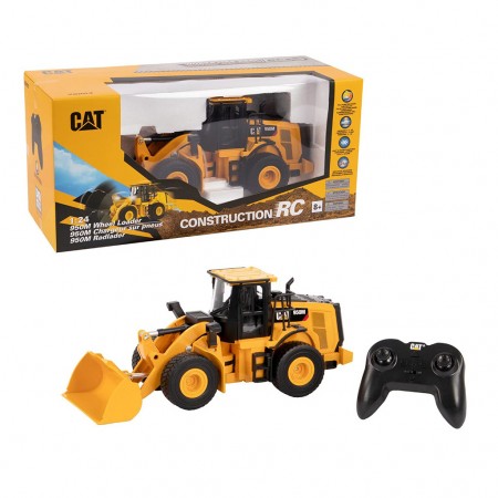 Trator Controle Remoto Diecast Masters - Rc Cat 950m Wheel Loader - Escala 1/24 (25003)